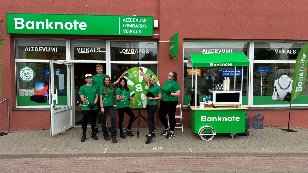 Jēkabpils jaunā koncepta Banknote veikala atklāšana!