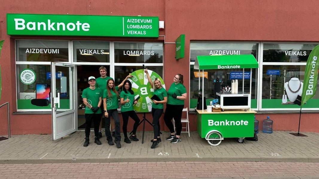 Jēkabpils jaunā koncepta Banknote veikala atklāšana!